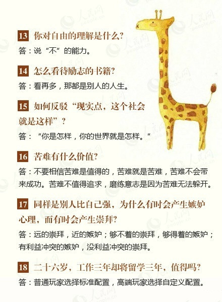 某乎一些叫绝的神回复，茅塞顿开！整个人通透多了~丨人民网
