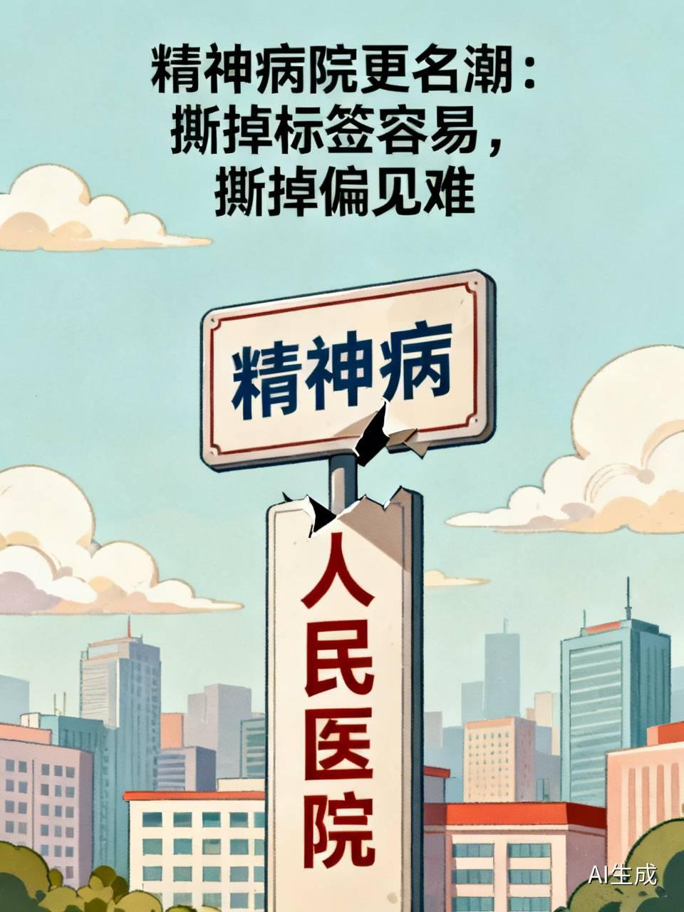 精神病院更名潮：撕掉标签容易，撕掉偏见难最近，湖南郴州、广西防城港、株洲等地