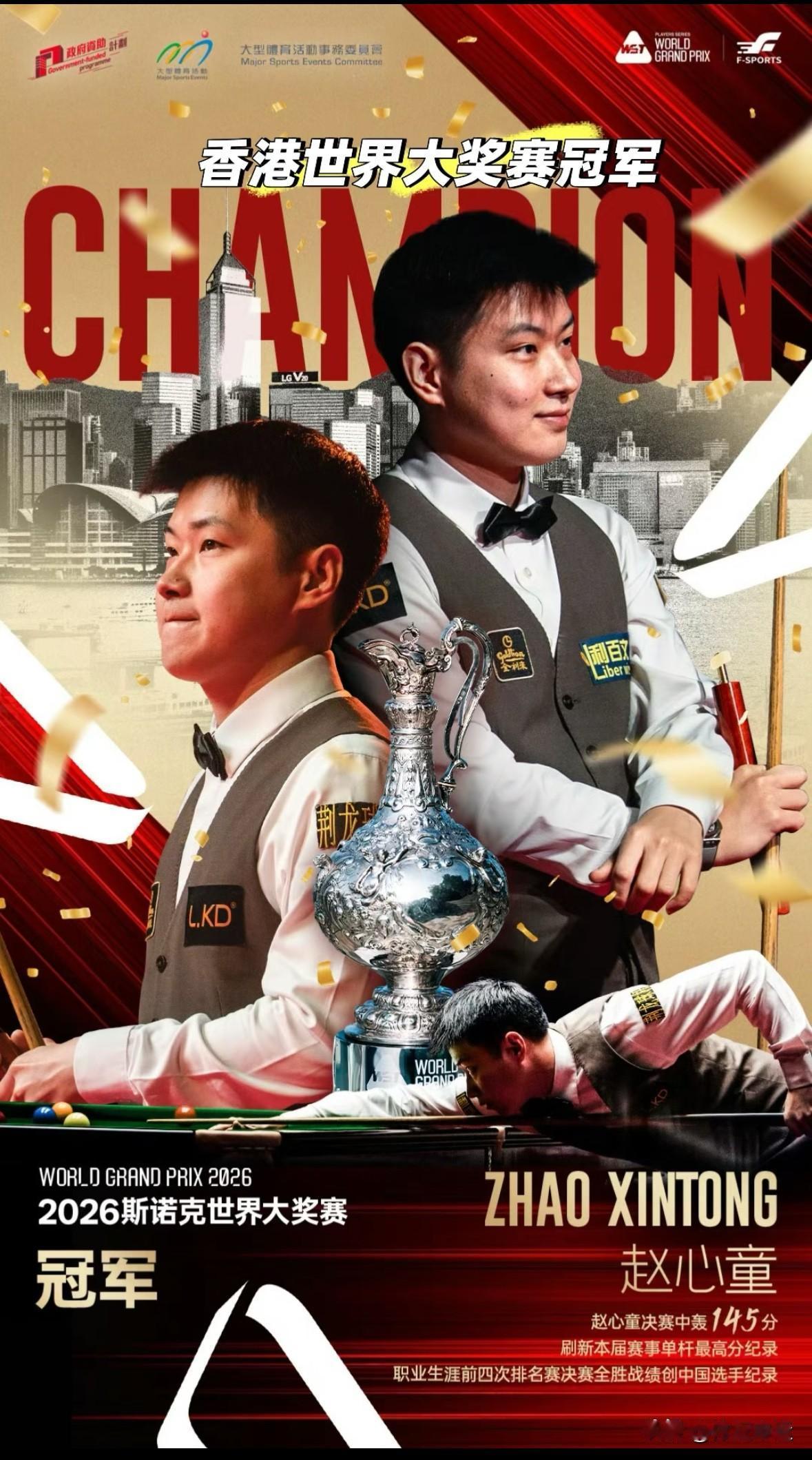 奥沙利文神预测，赵心童真就10-6夺冠！在斯诺克世界大奖赛里，他把肖