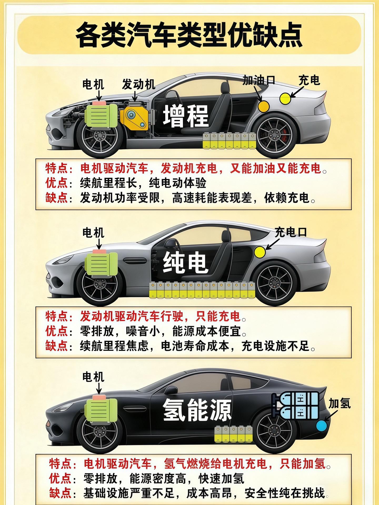 各类汽车优缺点，你认可吗？