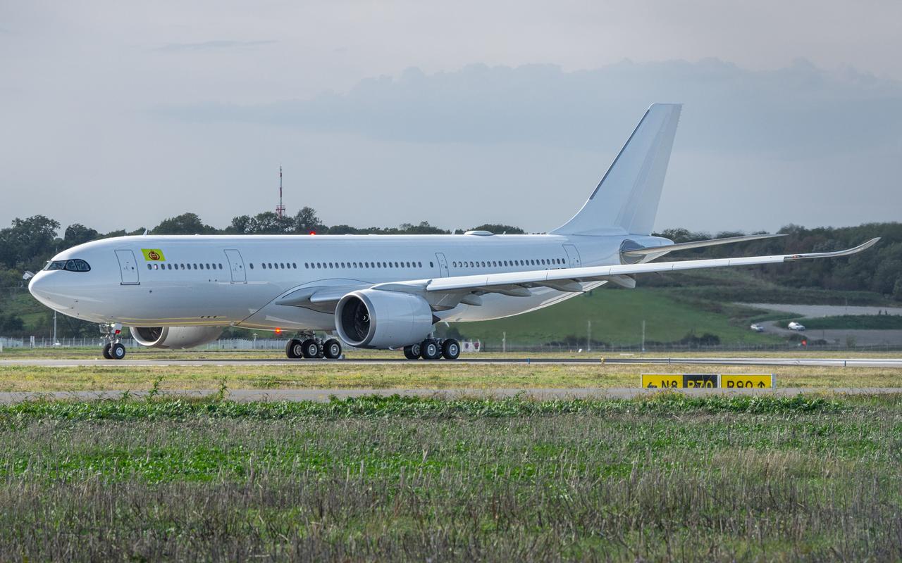 11月6日，文莱政府新购置的空客A330-800ACJ公务机进行了首次中断起飞测