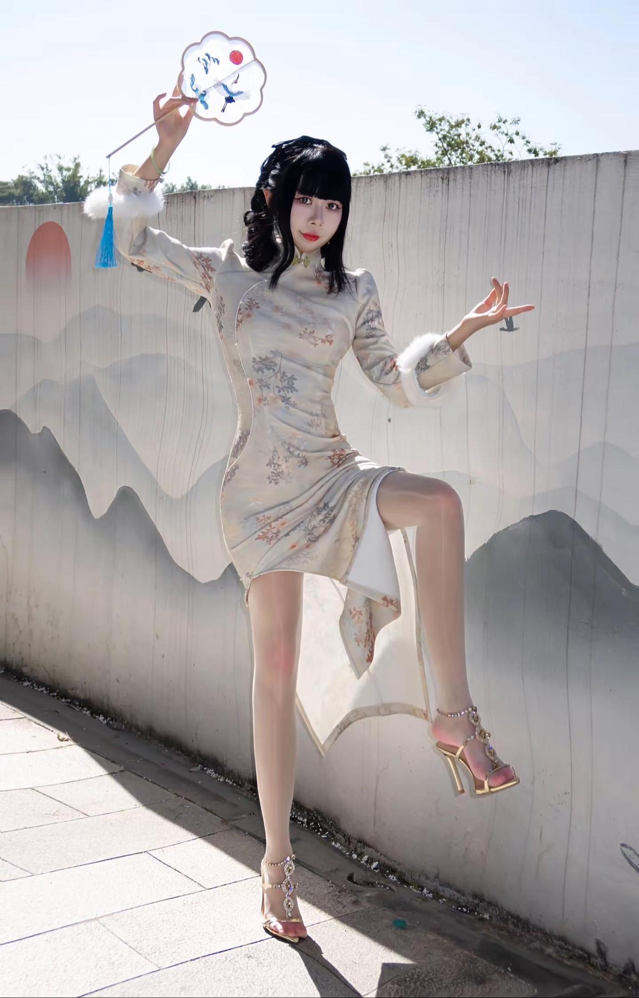 叹人间一去风流唯少年御姐旗袍感觉至上国风古韵