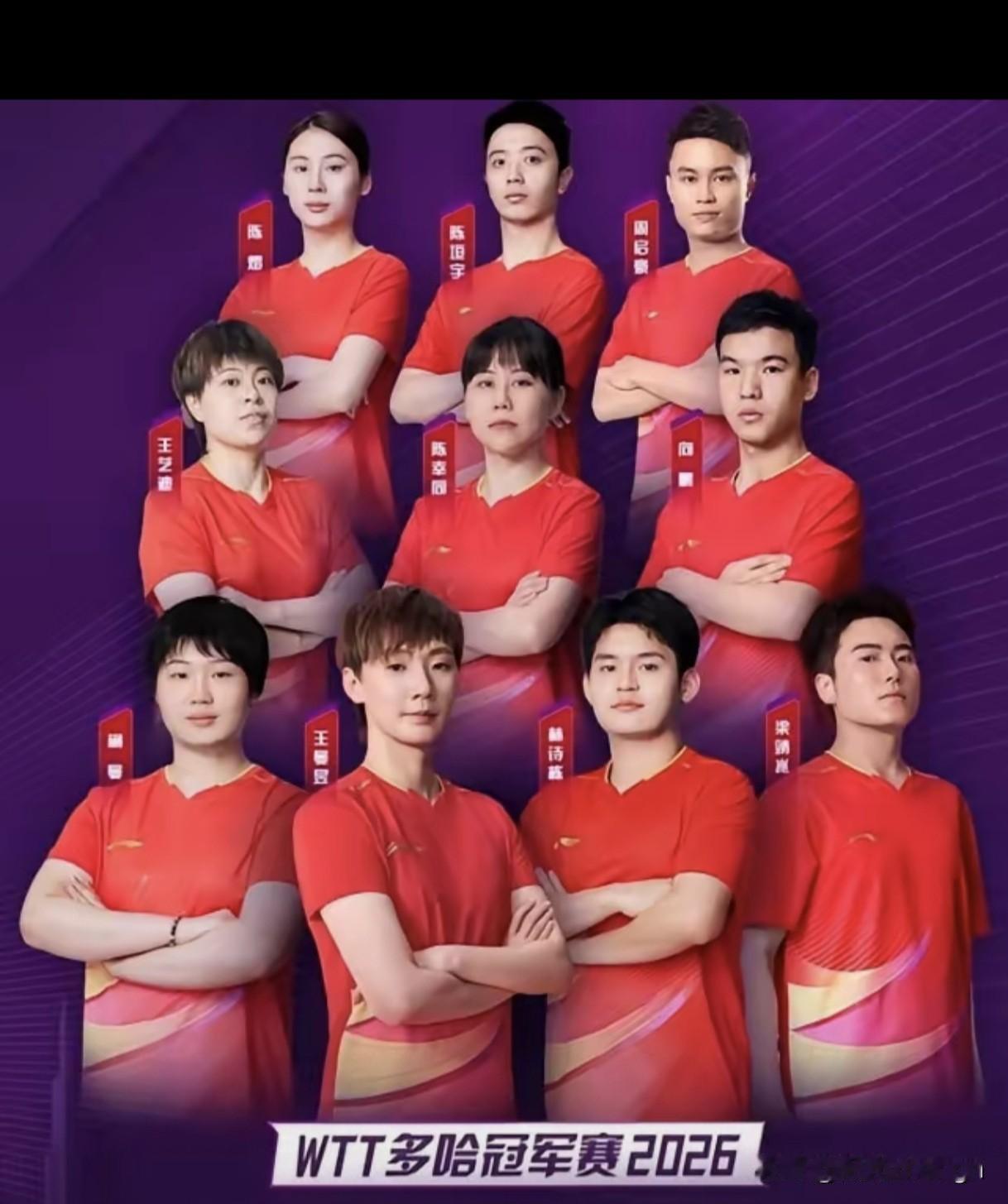 今天，国乒队员的四场比赛，王艺迪、蒯曼、林诗栋三人进入八强，周启豪出局。王艺