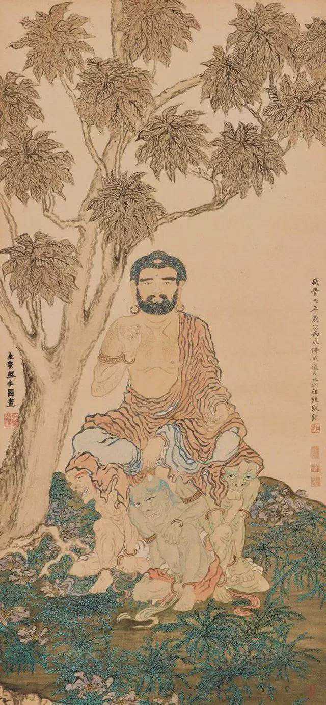 金农，字寿门，清代扬州八怪起首画家之一。他的绘画风格奇特怪诞，以其变形性、抽象性