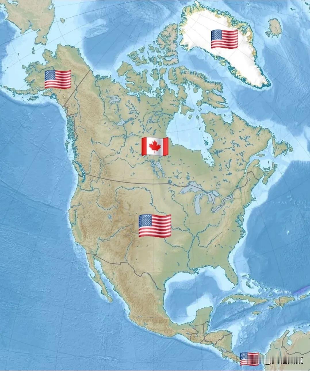 美国如果真的拿下格陵兰岛，世界局势会如何变化？从地图上看，最紧张的应该是加拿大