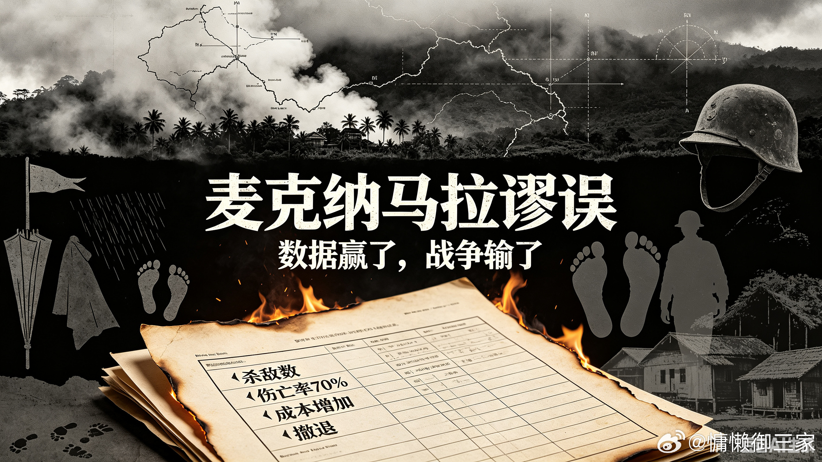 只要数据好看，KPI达标，就是一场遥遥领先的胜利吗？大错特错！1965年，美国防长麦克纳马拉给越战定
