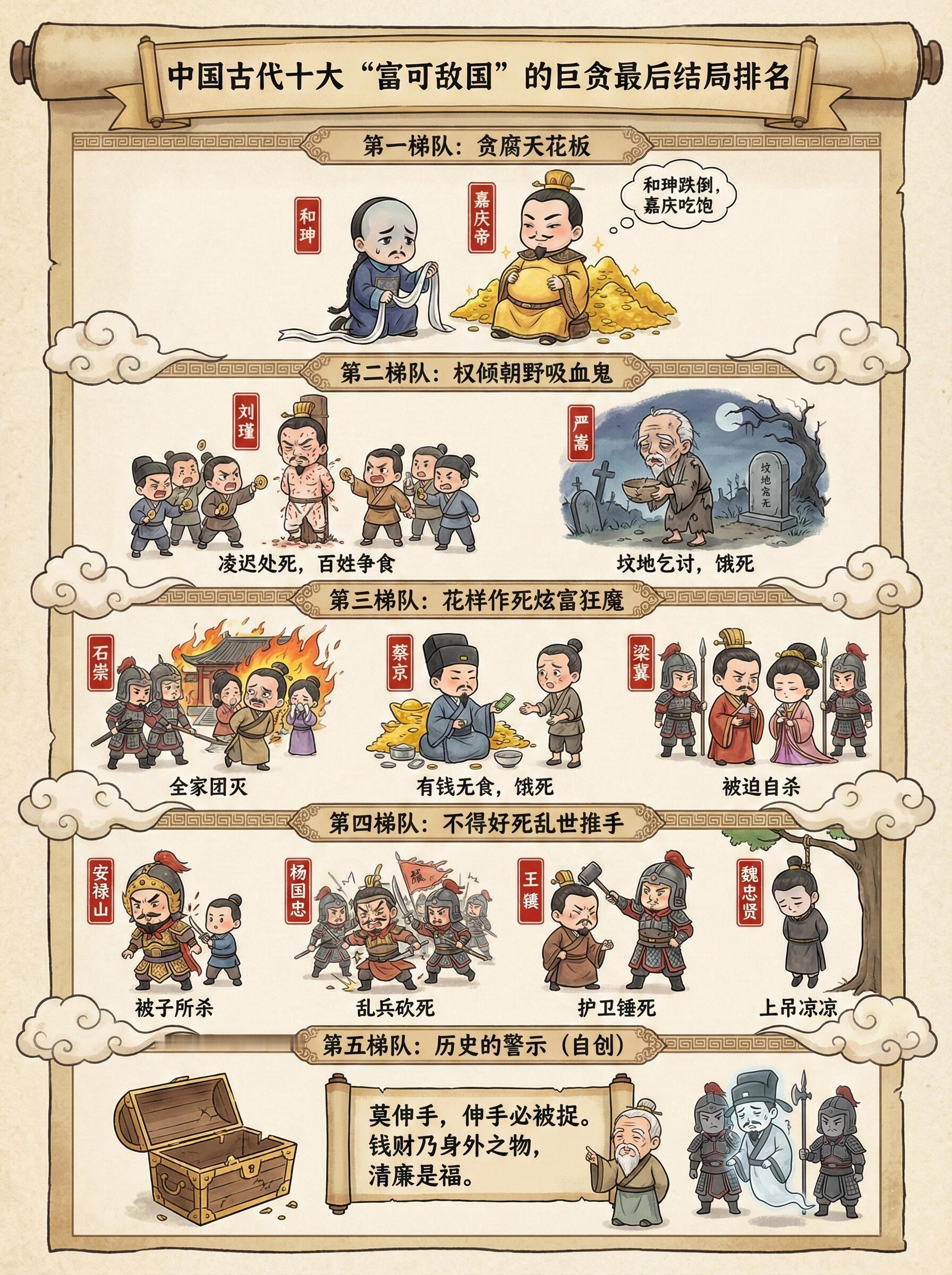 深扒十大“富可敌国”巨贪！结局太解气