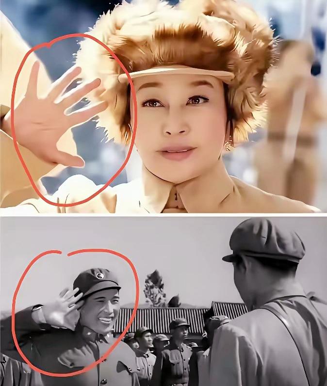 71岁的刘晓庆在电影《冰雪狙击2》里一个“张开五指敬礼”的动作，被网友狂喷不专业
