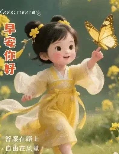 落葉知秋深，情誼如酒香，時光依舊去，歲月依然好，清晨送問候，秋日早安！