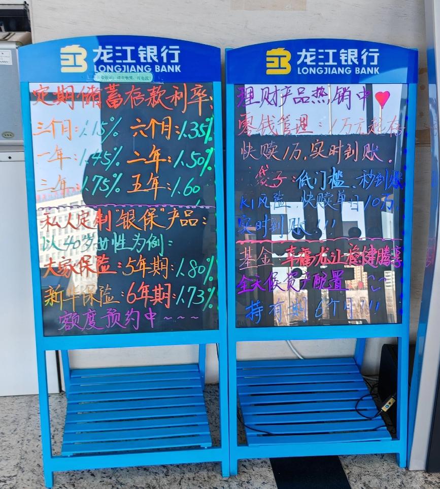 齐齐哈尔市龙江银行储蓄利息算是高的，也出现了年息倒挂～以前鼓励储蓄，存期越长
