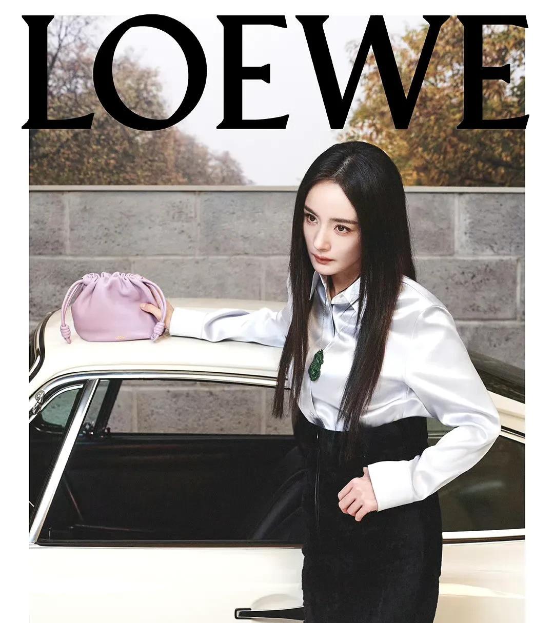 杨幂与LOEWE正式发布时尚大片好美的罗意威女帝，来自我们全球品牌代言人的第三支