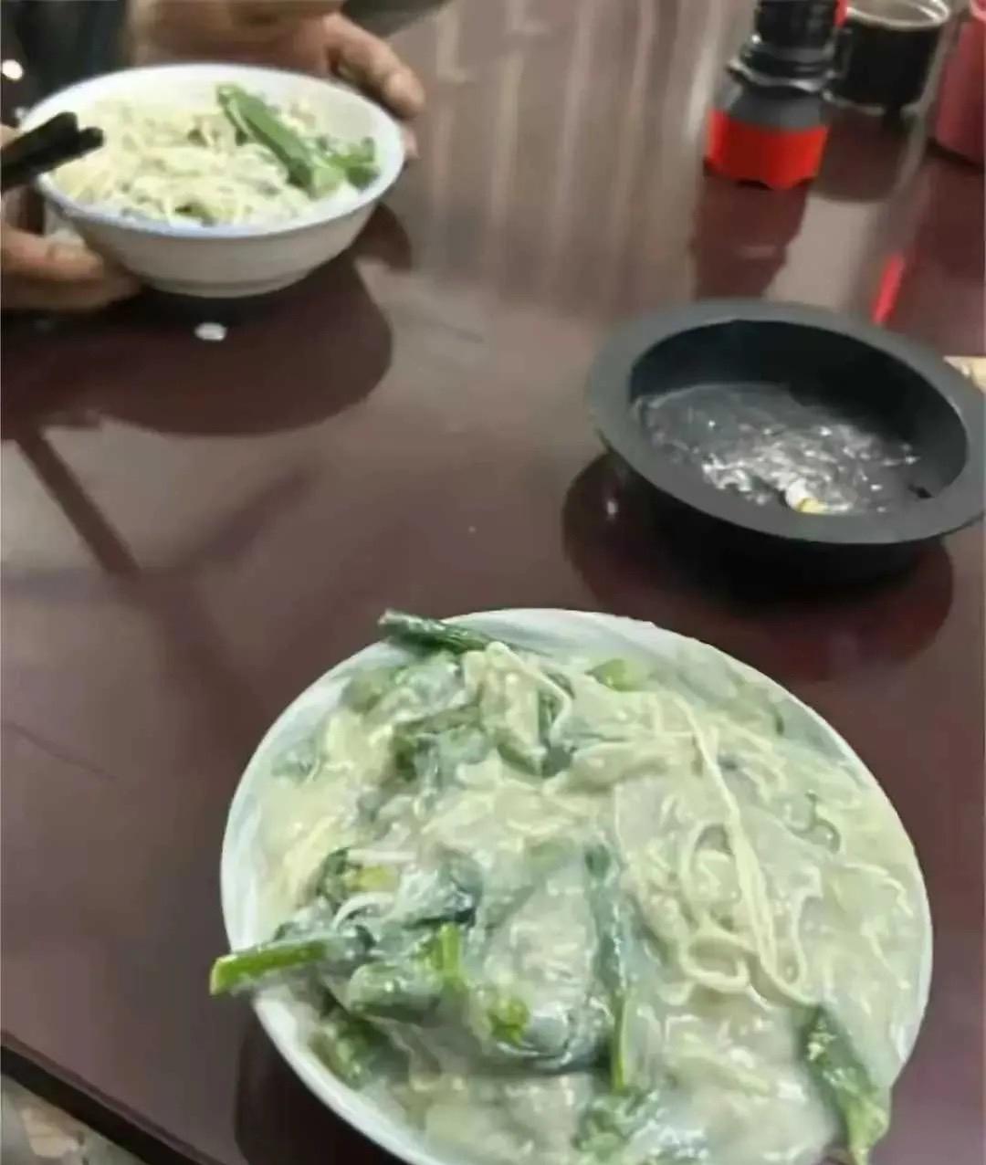 同事媳妇做的面条