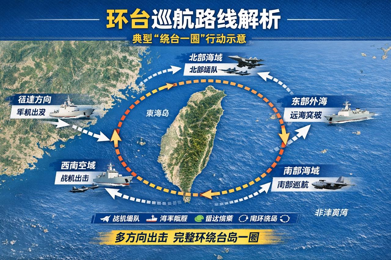 层层进逼，一步步往前挤，把主动权抢过来，堪称大师级布局。12海里已经突破，接下来