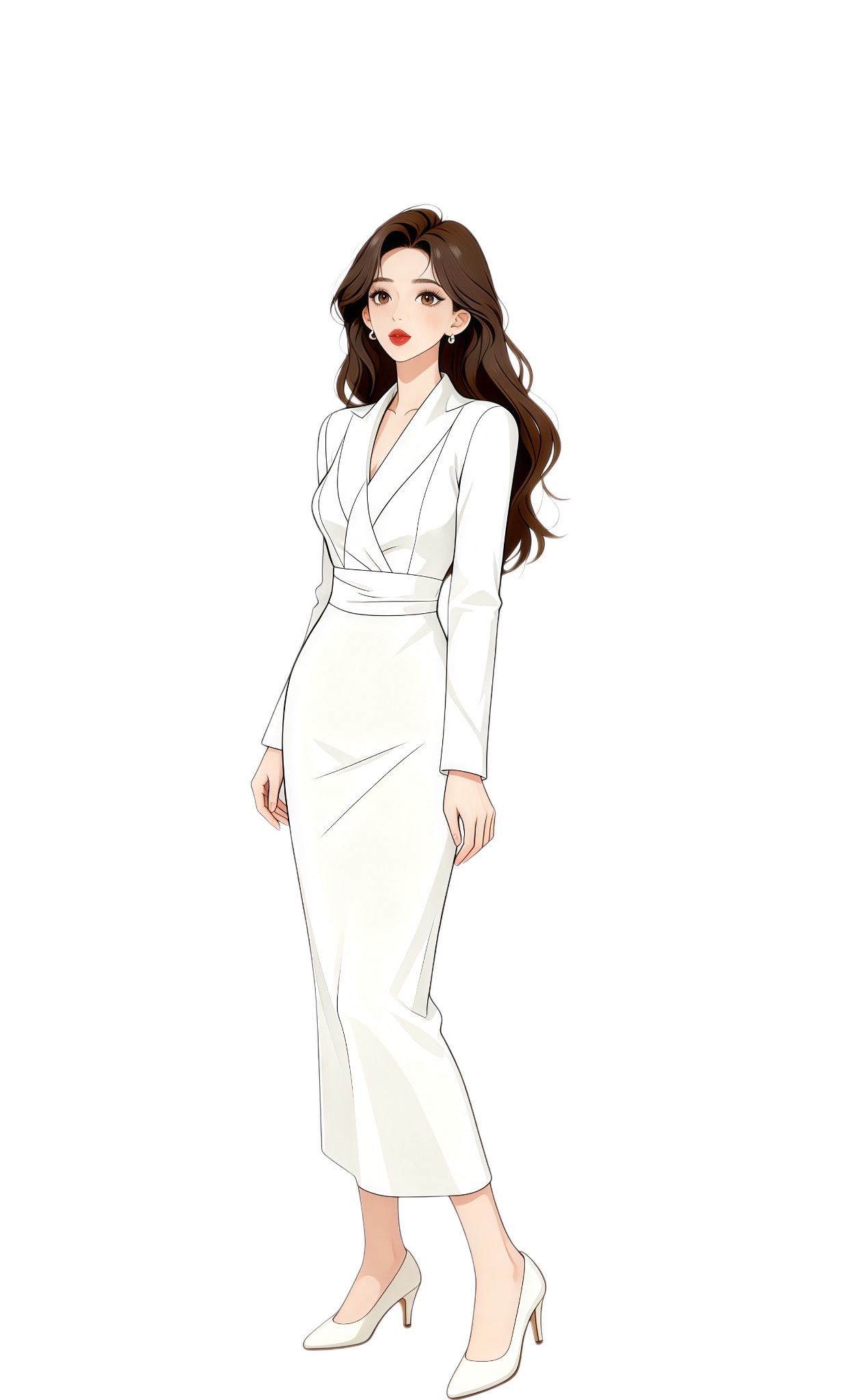 纯欲天花板性感女神包臀裙梨形身材穿搭气质女人<!--{img...