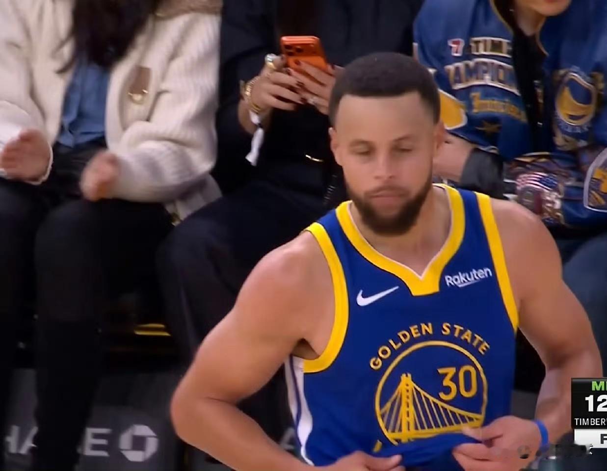 离谱！库里复出反而输球了！今天，主场作战的勇士队以120-127不敌森林狼队