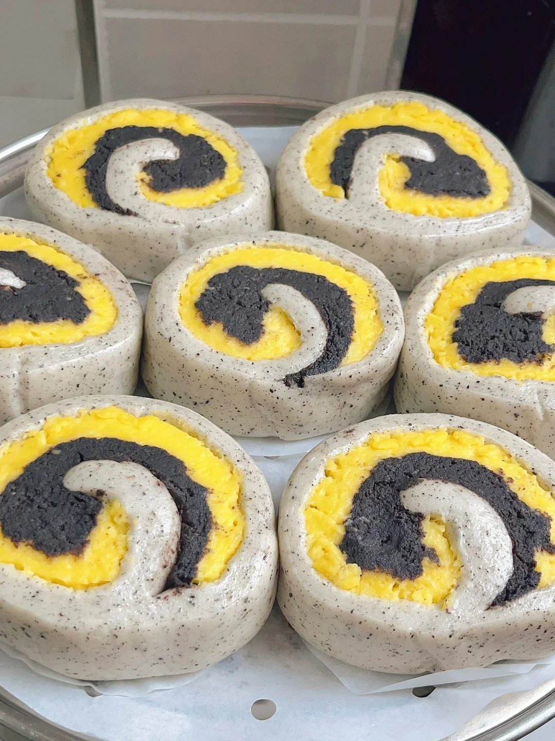 我儿子说我做的馒头卷是最无敌的!!!