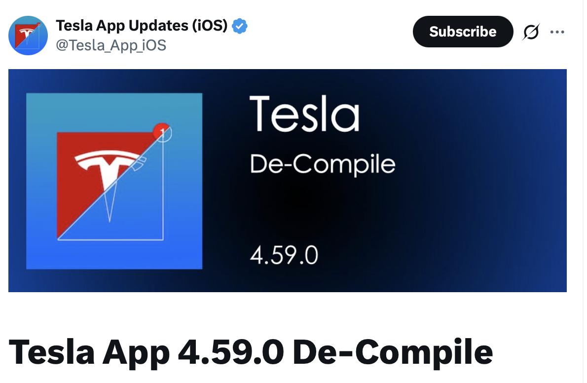 特斯拉APP将上线人形机器人功能长期追踪特斯拉app的海外博主通过最新新代码信