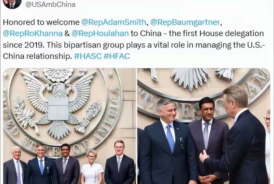 美国议员代表团访华，用两个“最”形容两国关系：冰裂了！环顾全球，不承认中国发