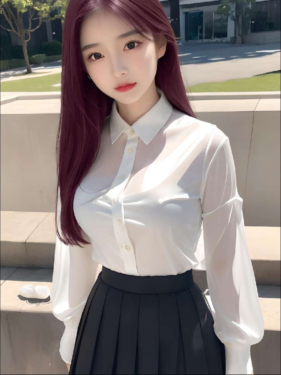 甜系女孩 清纯甜美 甜美风 职业装