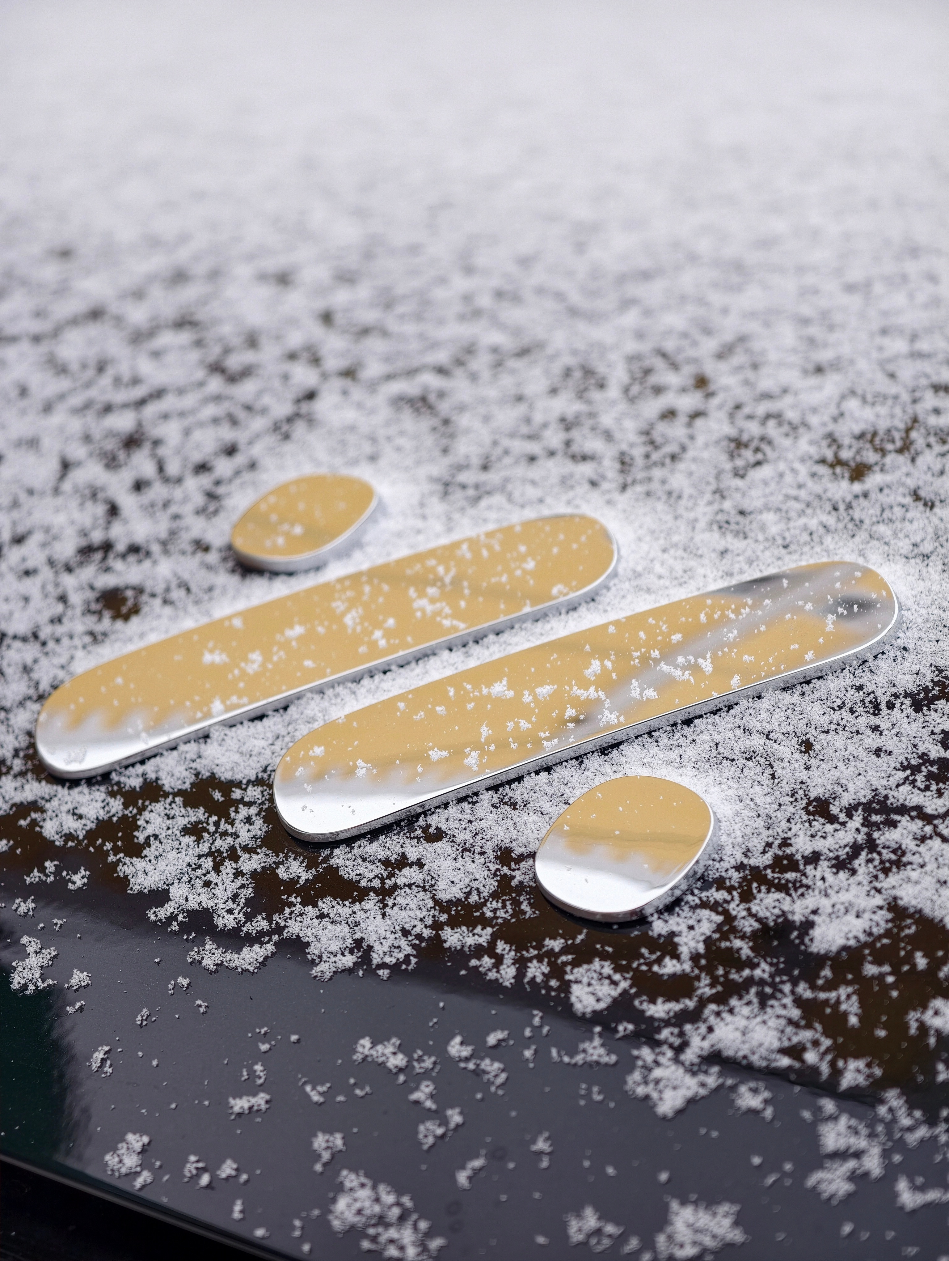 雪中的智己LS9漠河·中国北极点