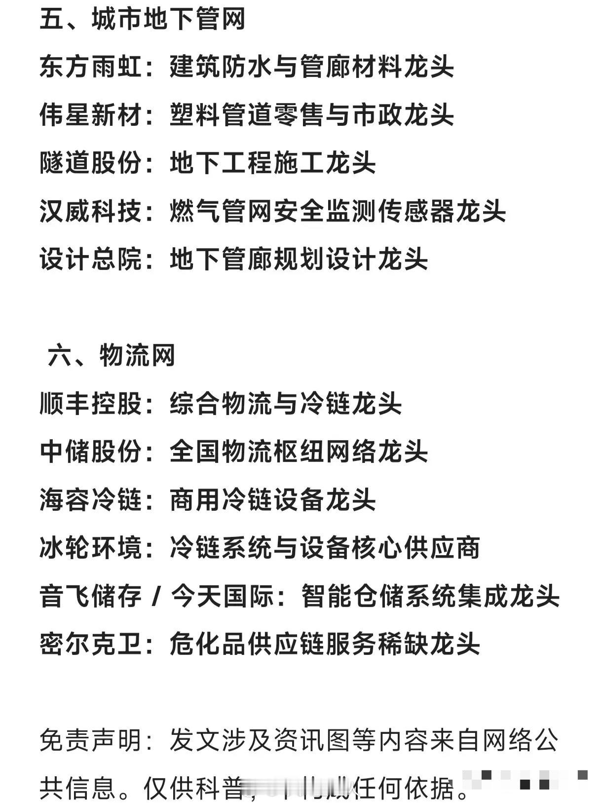 “六张网”概念相关的核心龙头企业一、国家水网中国电建：水利水电工程总包龙头中国能