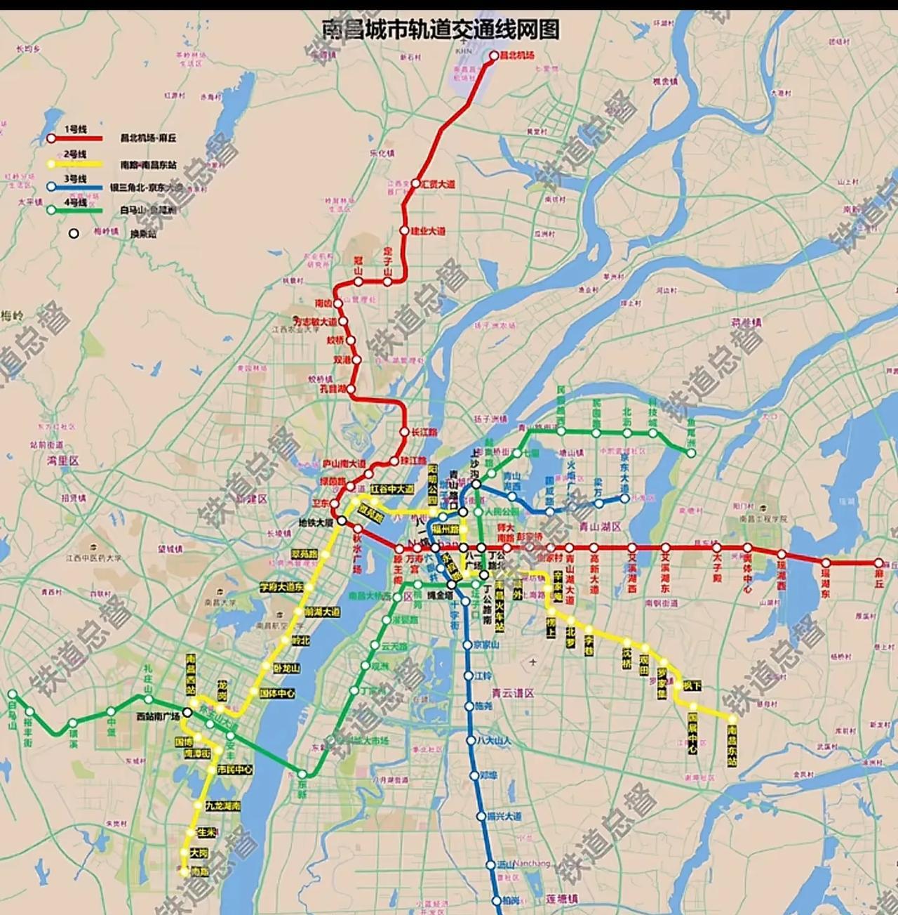 全国地铁线设计最好的城市。线不多，只有4条线，却离米字形很近了。再画2个圈，就