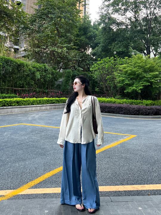 120斤的夏季亚麻穿搭🪼