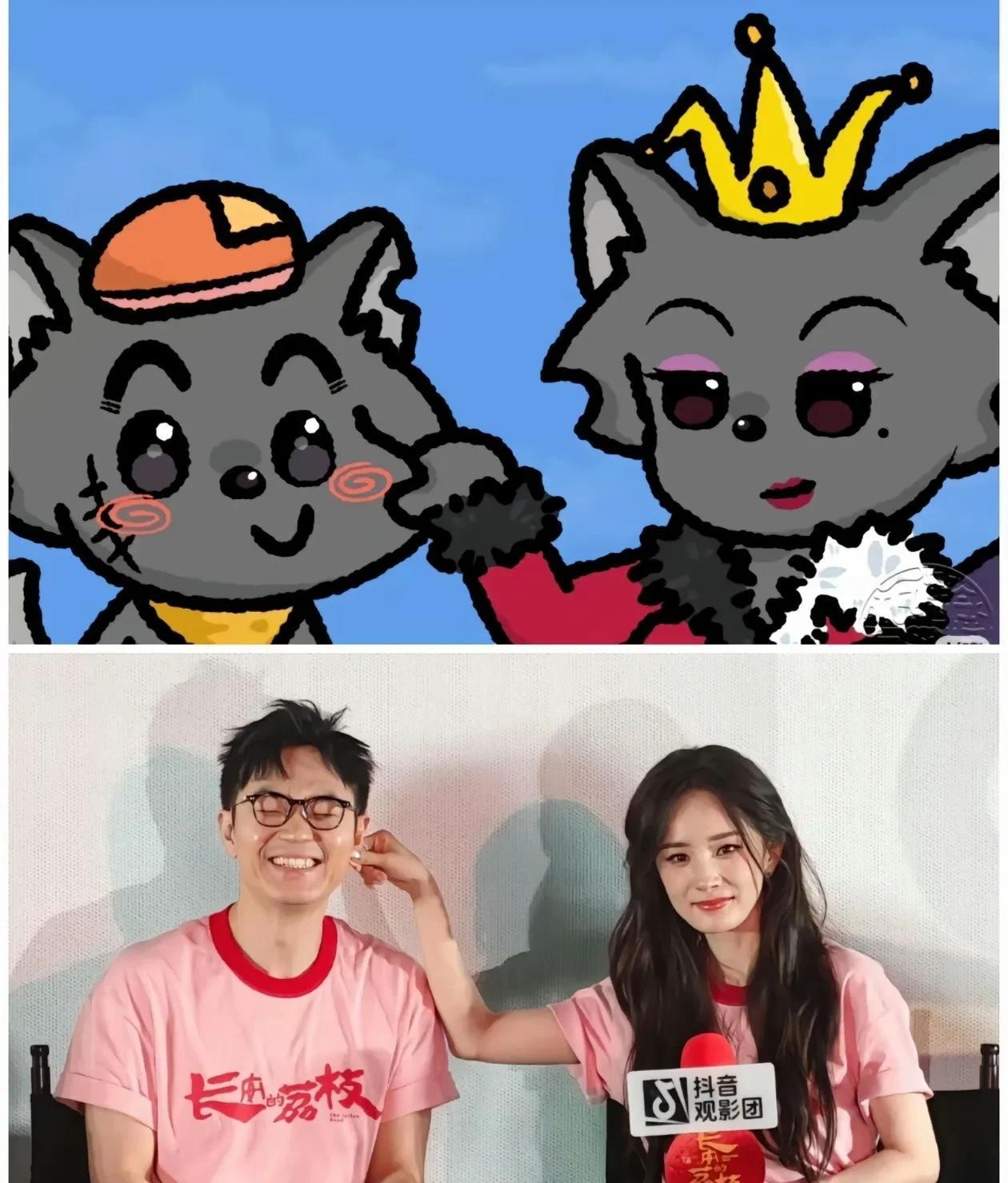 估计所有人都不会想到杨幂有一天上热搜竟然会是因为她跟大鹏在一起，非常的有CP