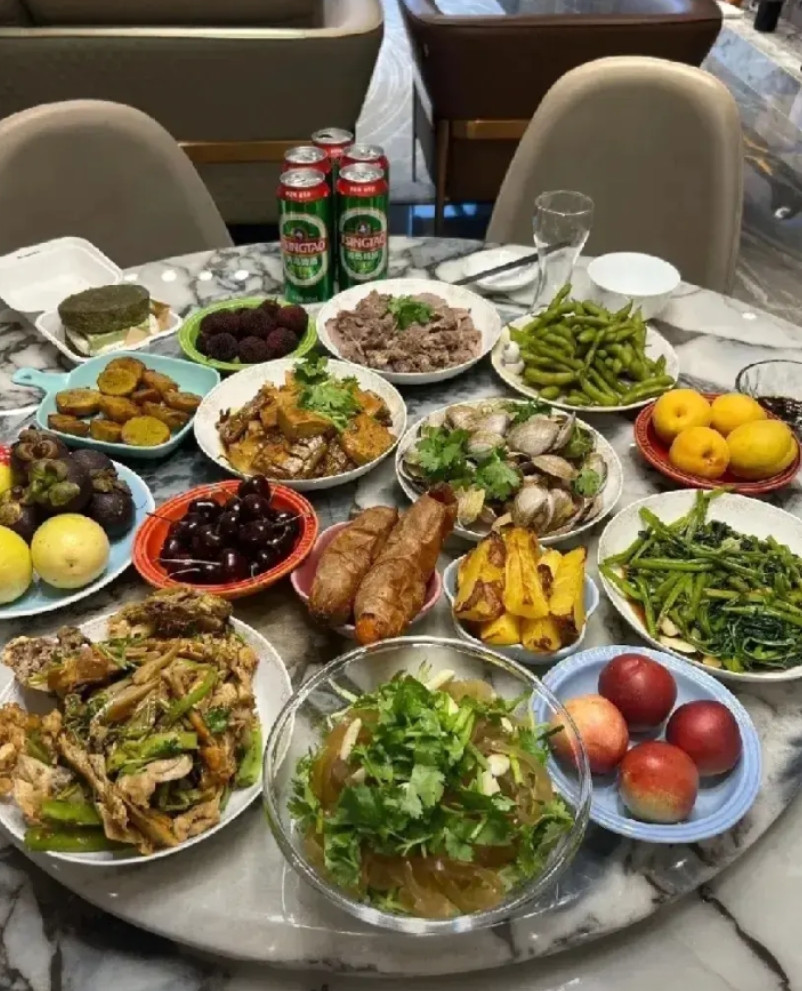 在农村每餐这样吃，是什么家庭条件？