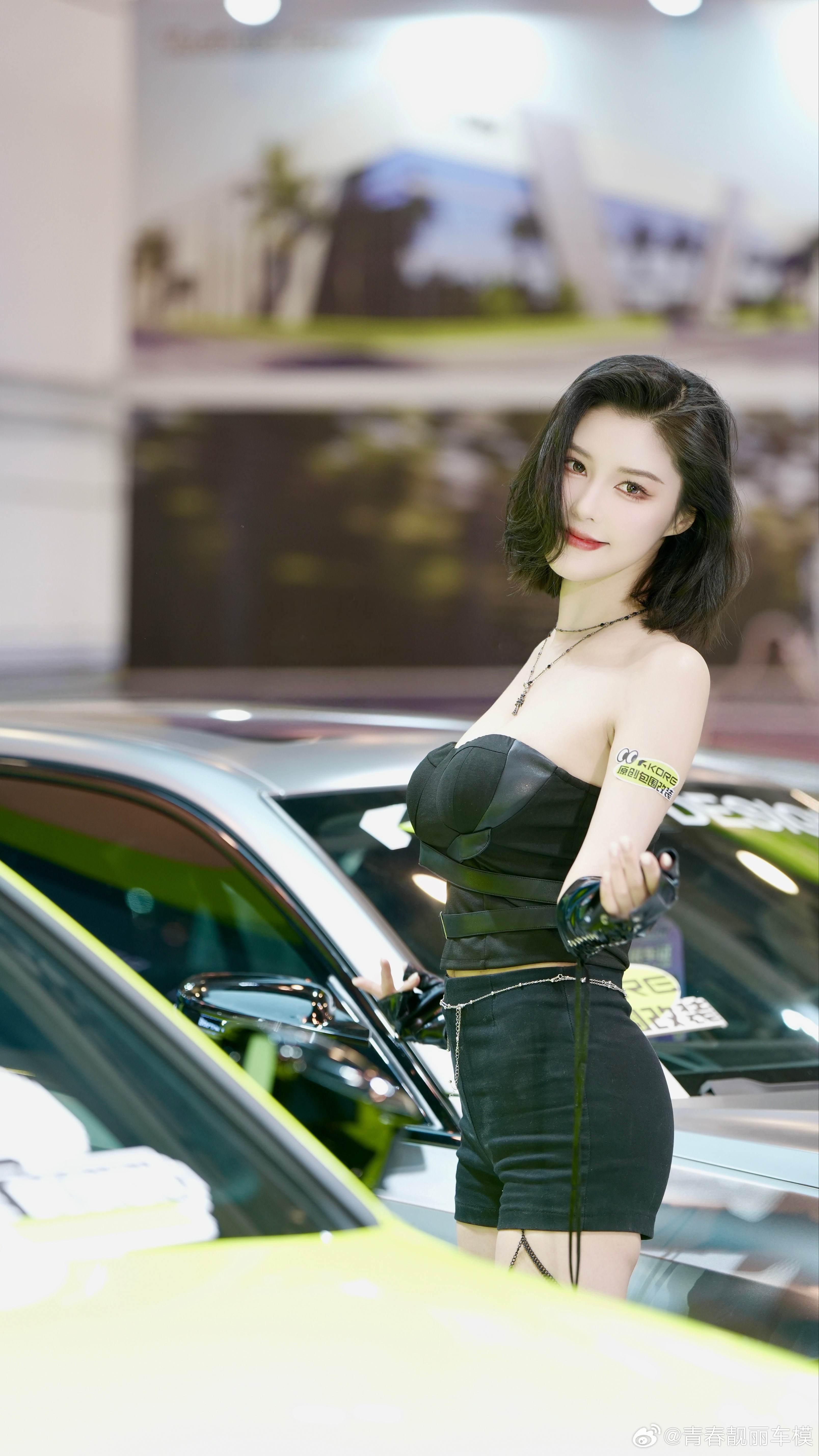 青春靓丽车模苏州gtshow模特苏州