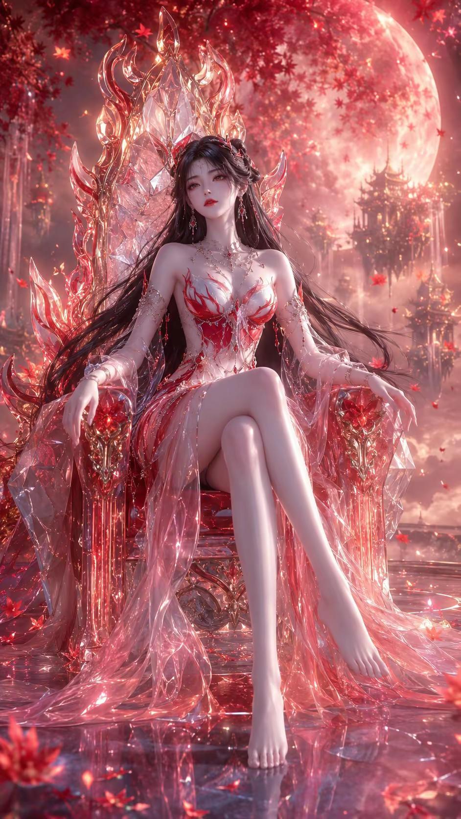 动我试试？国漫女神完美世界柳神火灵儿ai创作