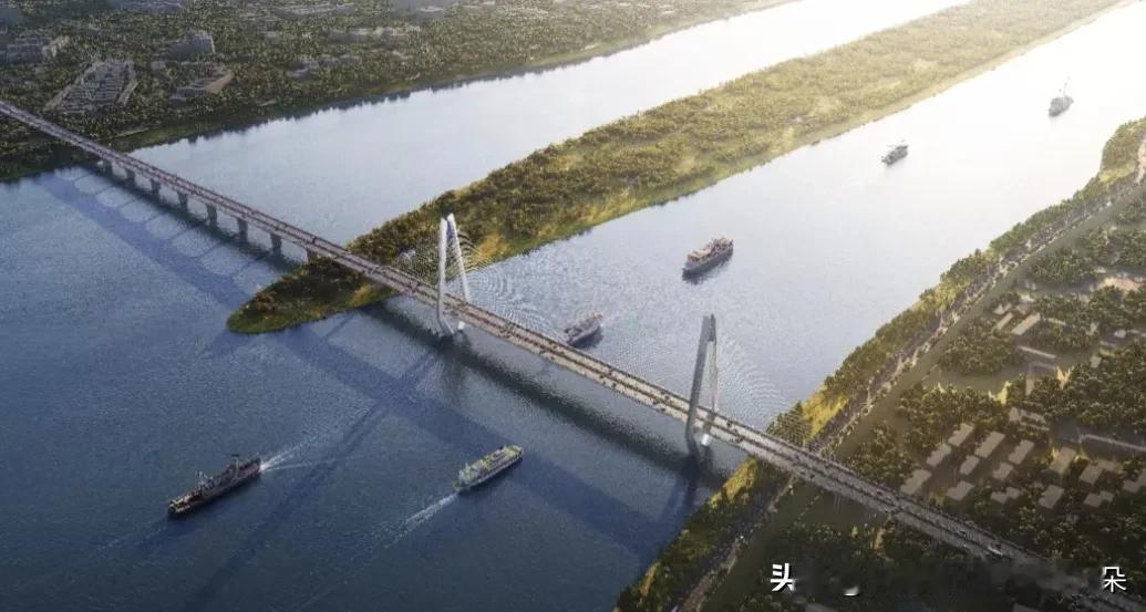 重磅！长沙北横高速“咽喉”打通：洪家洲湘江特大桥施工图获批，全线设计图首度亮相，