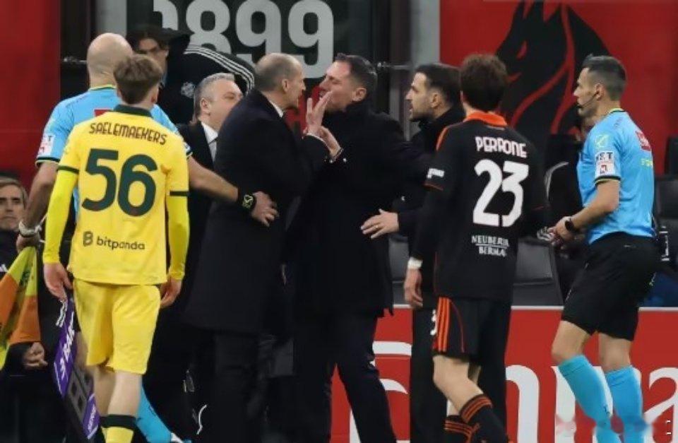 米兰新闻网报道，在米兰1-1战平科莫的意甲第24轮补赛后，两队主帅阿莱格里与法布