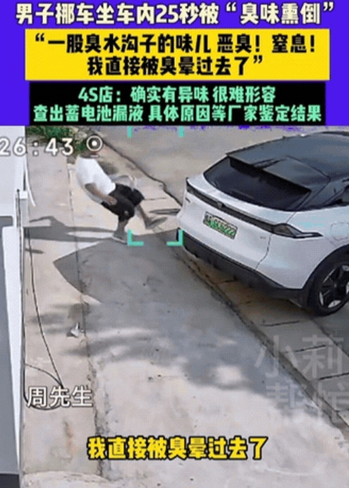 “太悲催了！”河南，男子刚坐进车内就闻到一股恶臭，可打开车窗后，男子还是受不了只