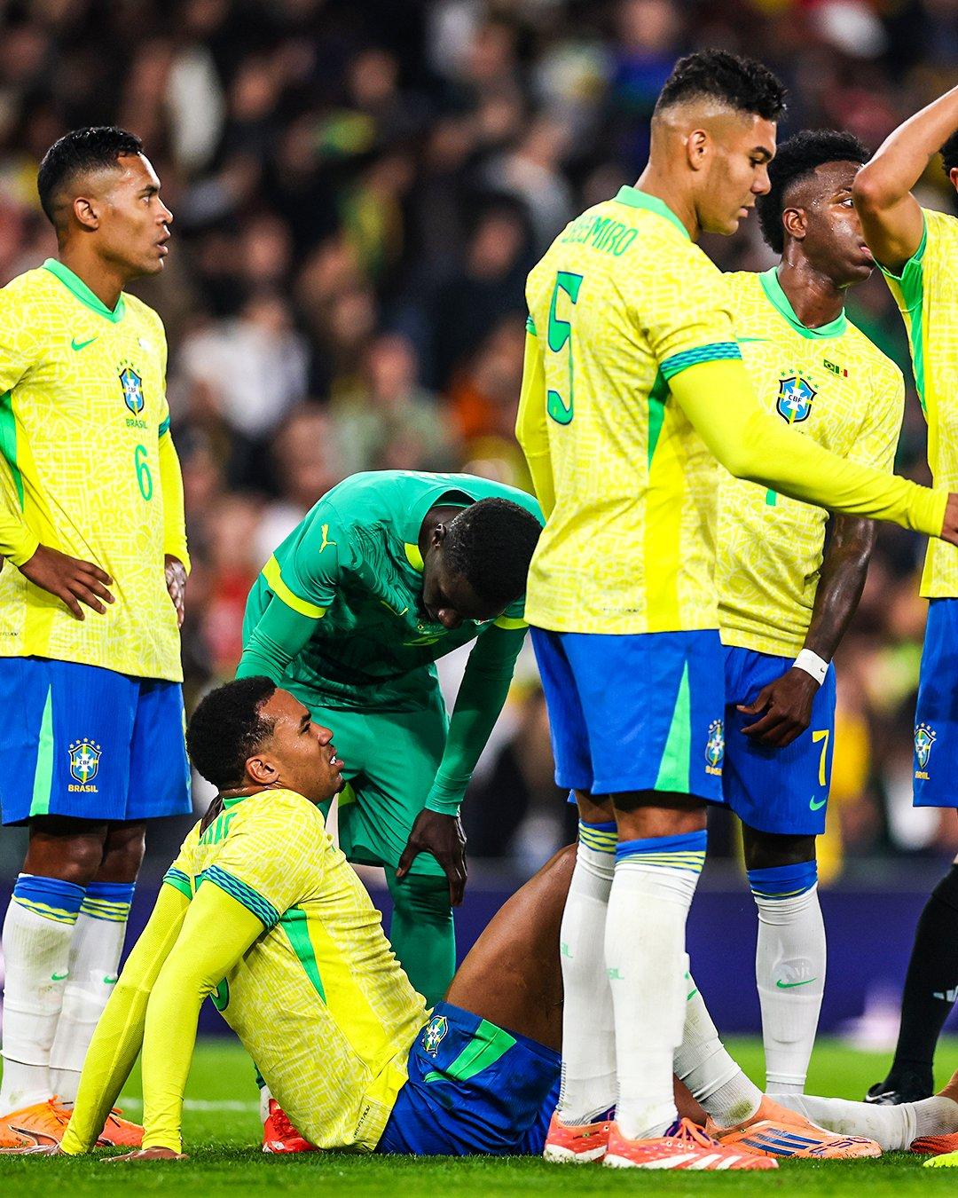 【枪迷心里苦】国际友谊赛，巴西在酋长球场2-0击败塞内加尔。第64分钟，阿森纳主