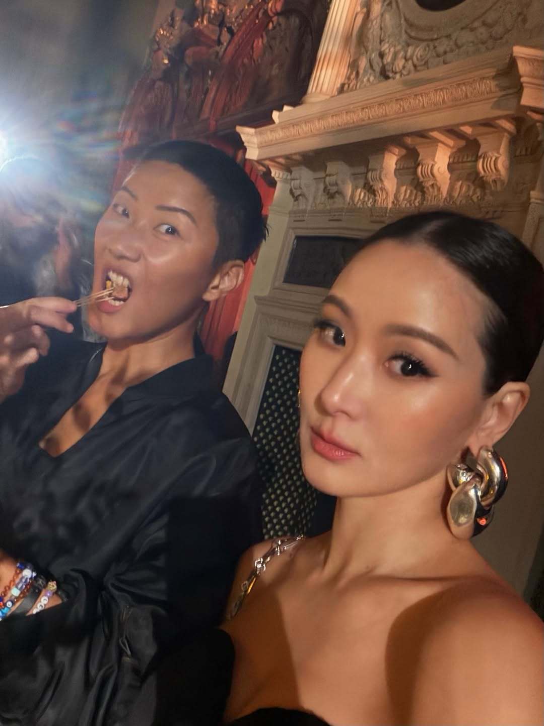 孙芸芸po台湾Vogue主编合照​​​