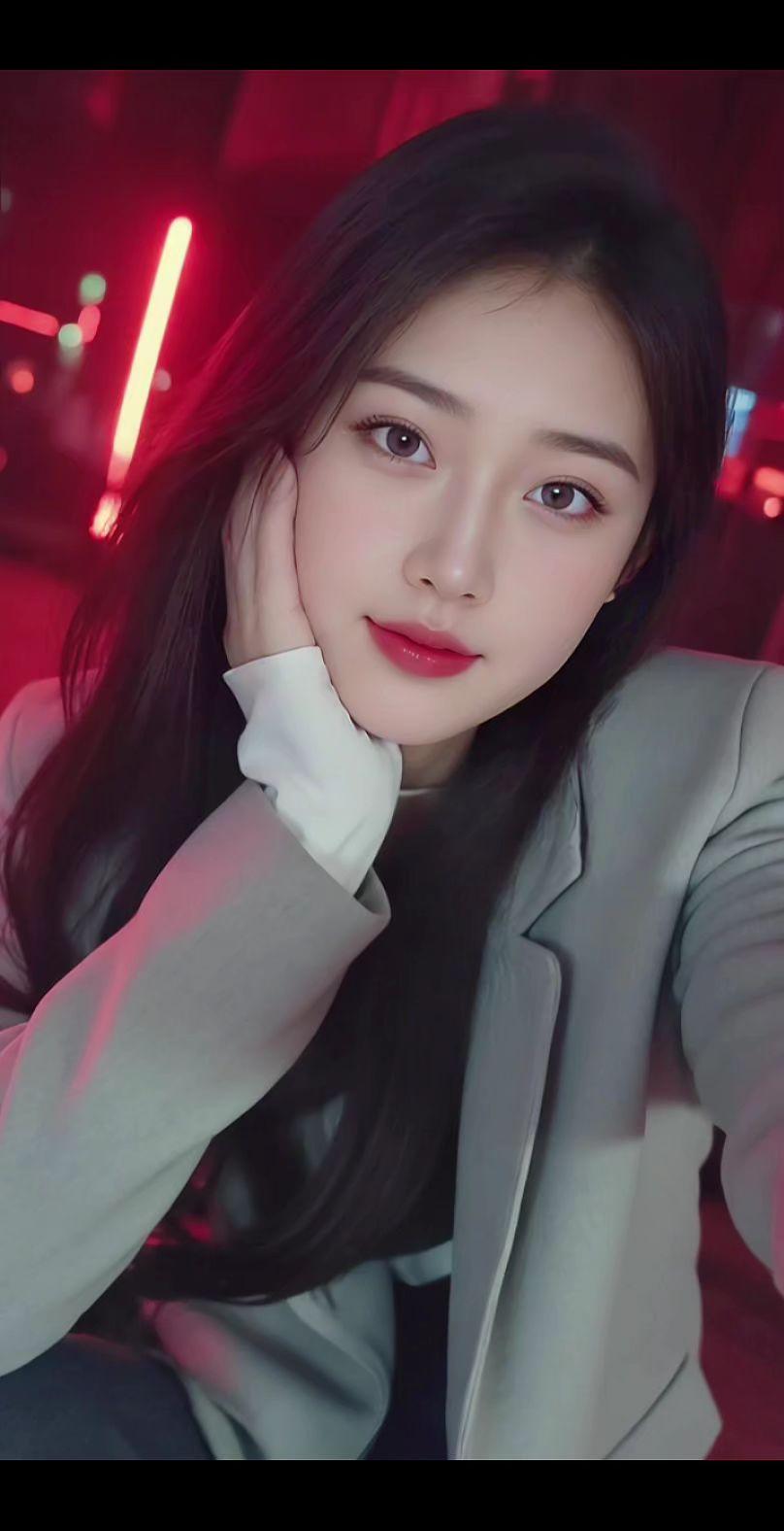 清纯甜美简约穿搭耐看型小姐姐