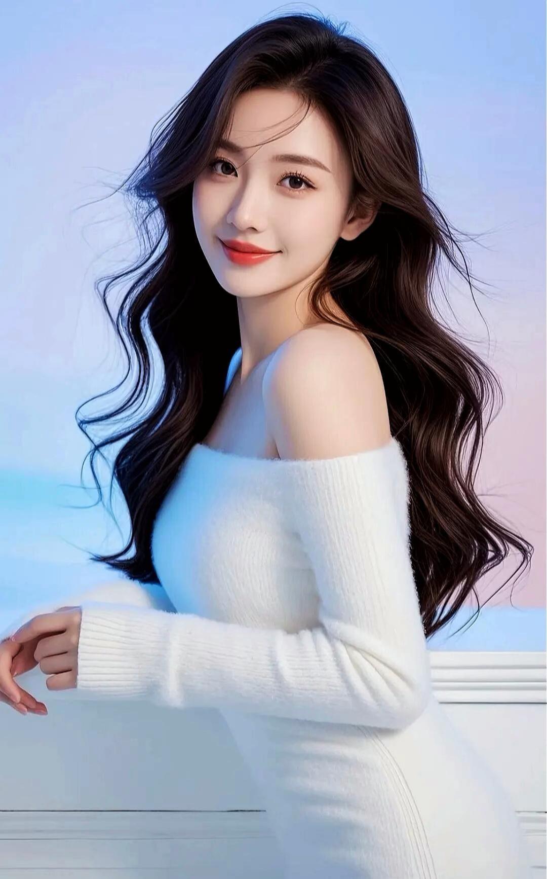 白衣飘飘，如梦似幻。