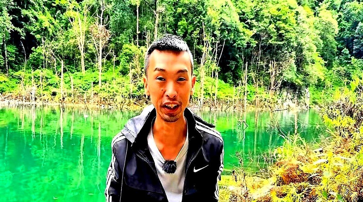 饿到抖手也不碰保护鱼二毛在南岭第八天，脸凹成沟，手抖成筛，血糖掉到3.2，节