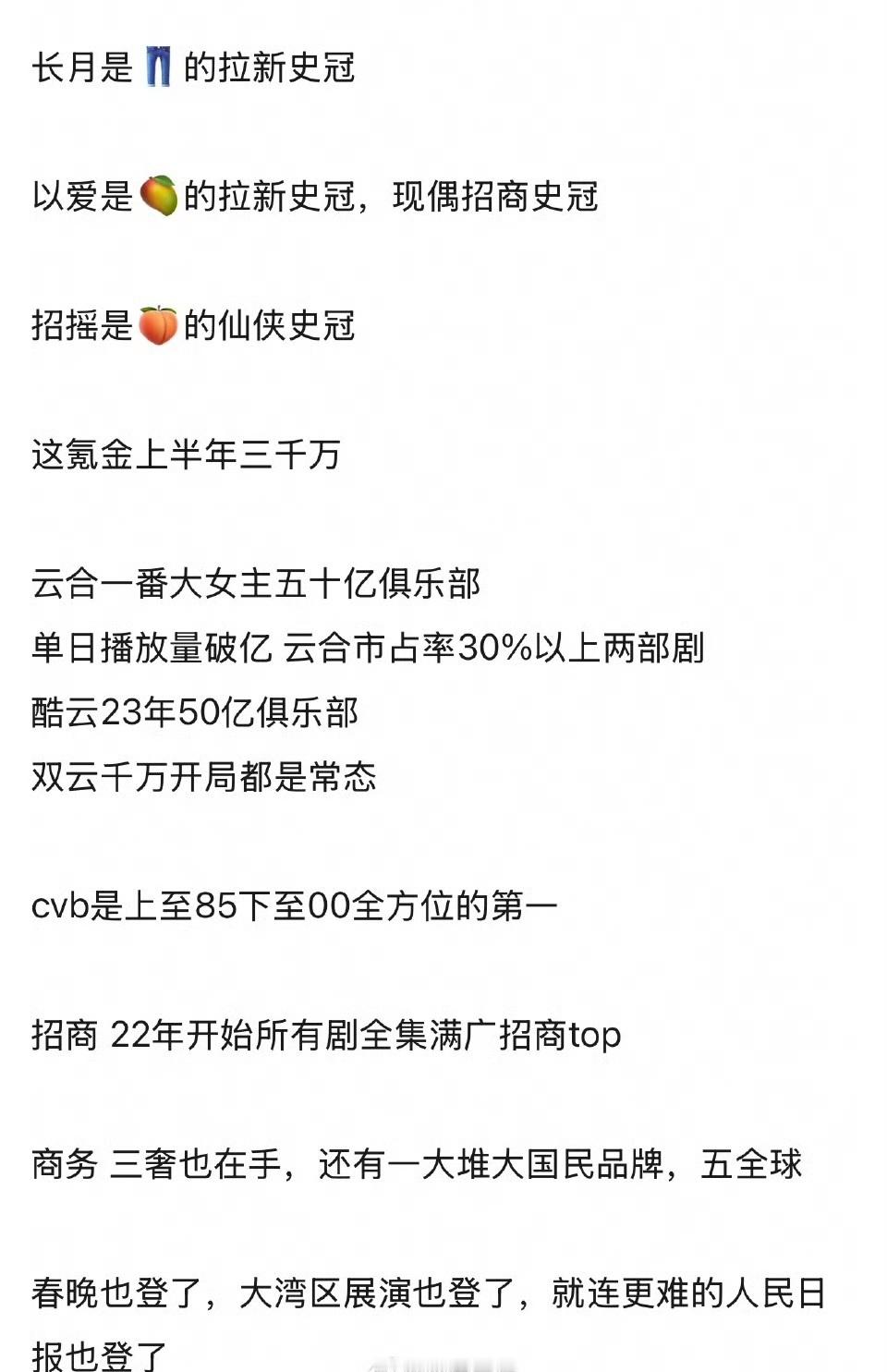 演员白鹿实绩，白鹿本人厉害，全方位开花🤩​​​
