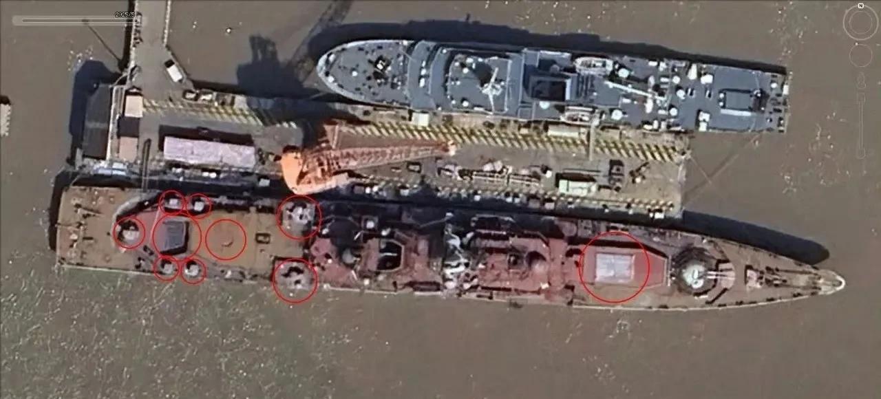现代级泰州舰改造基本完毕。和之前改造的现代级一样，安装垂直发射系统，换装国产反