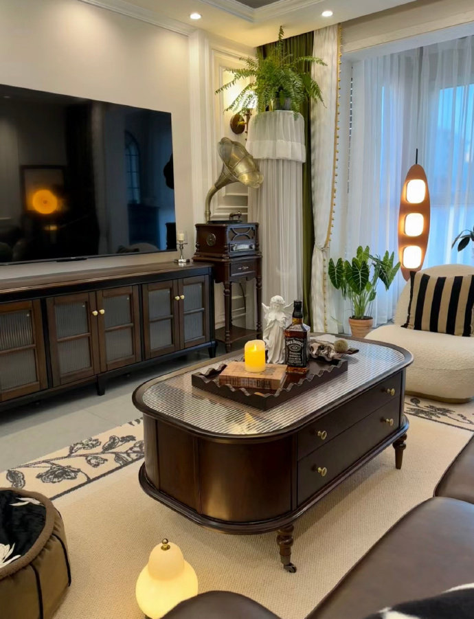 美式复古风设计，自带故事感的美居！