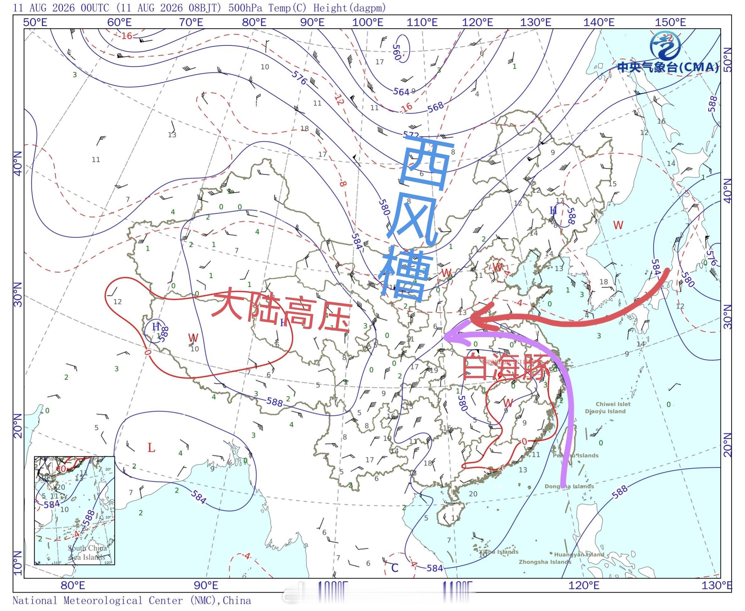 台风白海豚气象科普【图解天气】从天气图卫星云图雷达图来看今日的天气形势以及降