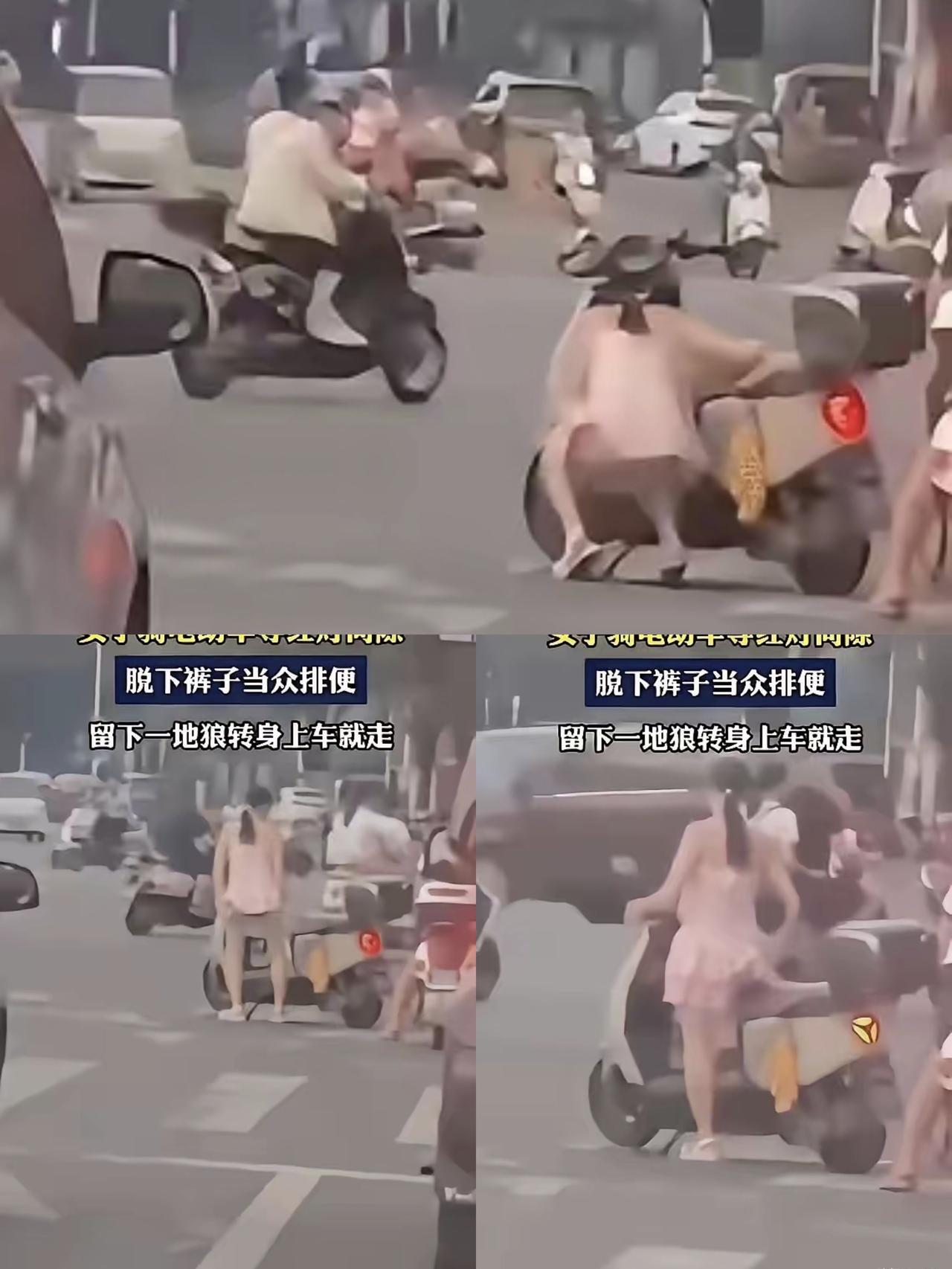 全网尴尬一幕！女子路口等红灯当众方便：成年人最大的可悲，是懒得体面网上刷到