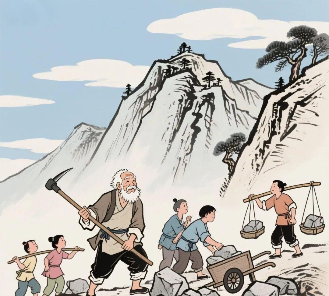|愚公移山·精卫填海·铁棒磨成针|这三个故事，讲的一个意思，那就是持之以恒