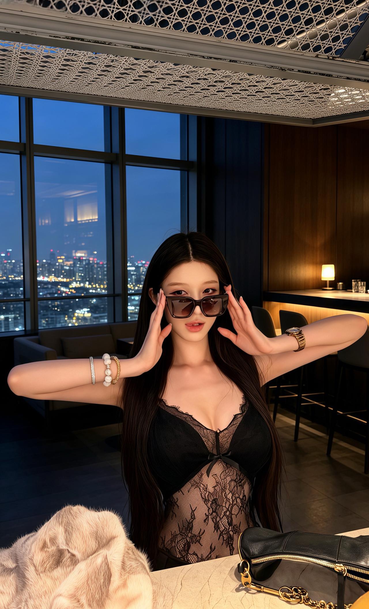 御姐风ootd辣妹穿搭
