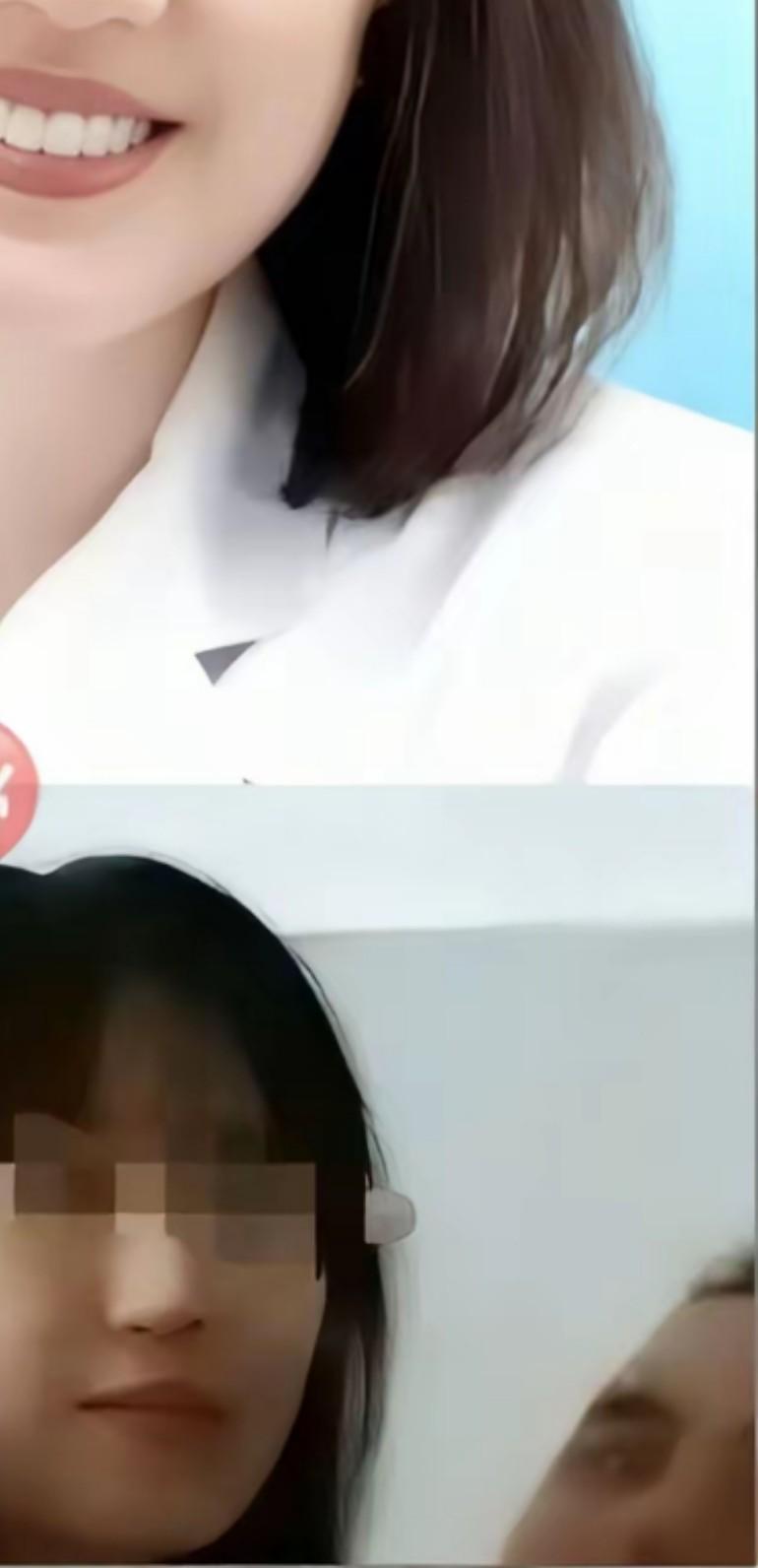 曾医生看镜头的动作，说明这视频是她自己拍的，那她是不是傻？应该是拍着玩的！但他