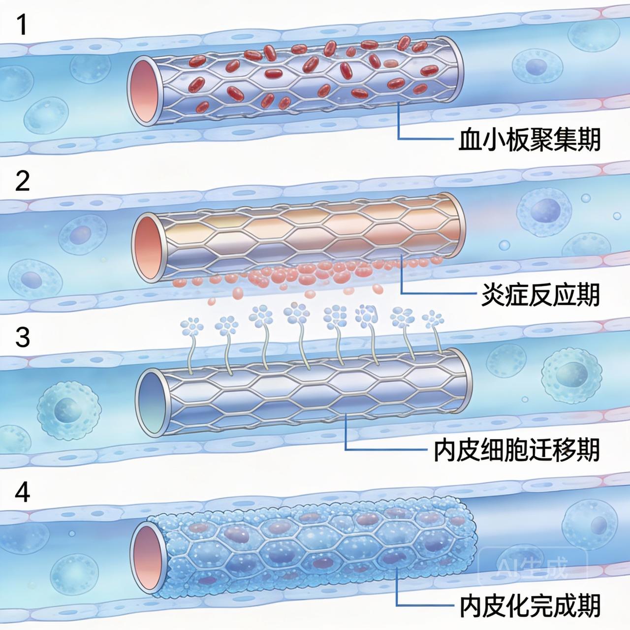 什么叫支架内皮化？心脏支架内皮化就是心脏冠状动脉支架植入以后，血管内皮细胞逐渐爬
