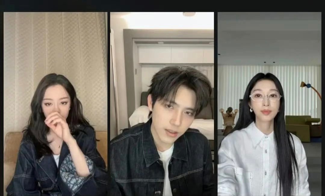 迪丽热巴、陈飞宇直播生图一览，谁状态不错？