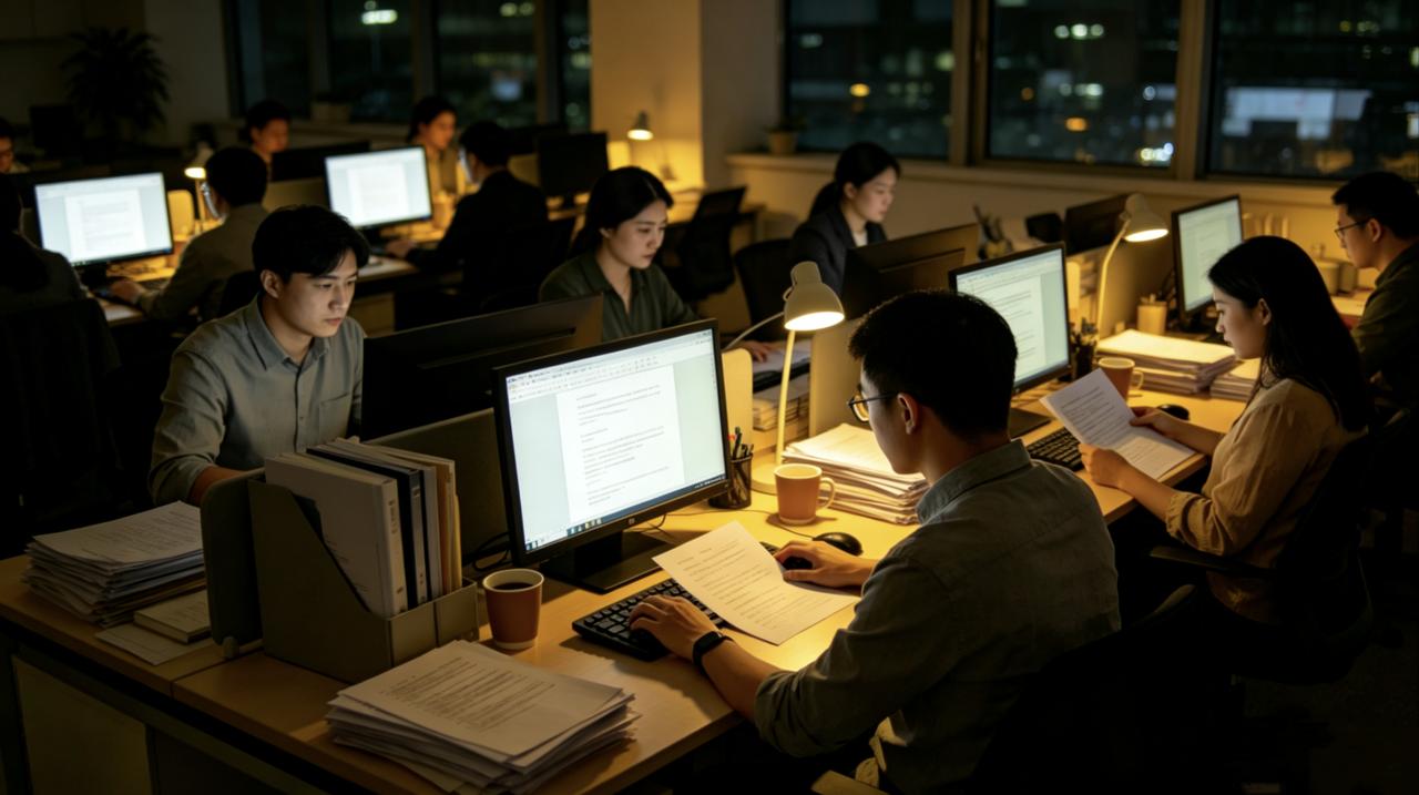 新来的运营总监宣布：每周五下午全员写周报，不交扣绩效。第一周，所有人加班赶工，